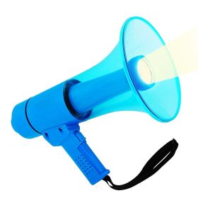5Core Megaphone Speaker Waterproof 50W Bull Horn Battery Power Cheer Megafono 800 Yards Range Loudspeaker W LED Light Siren Ergonomic Handle for